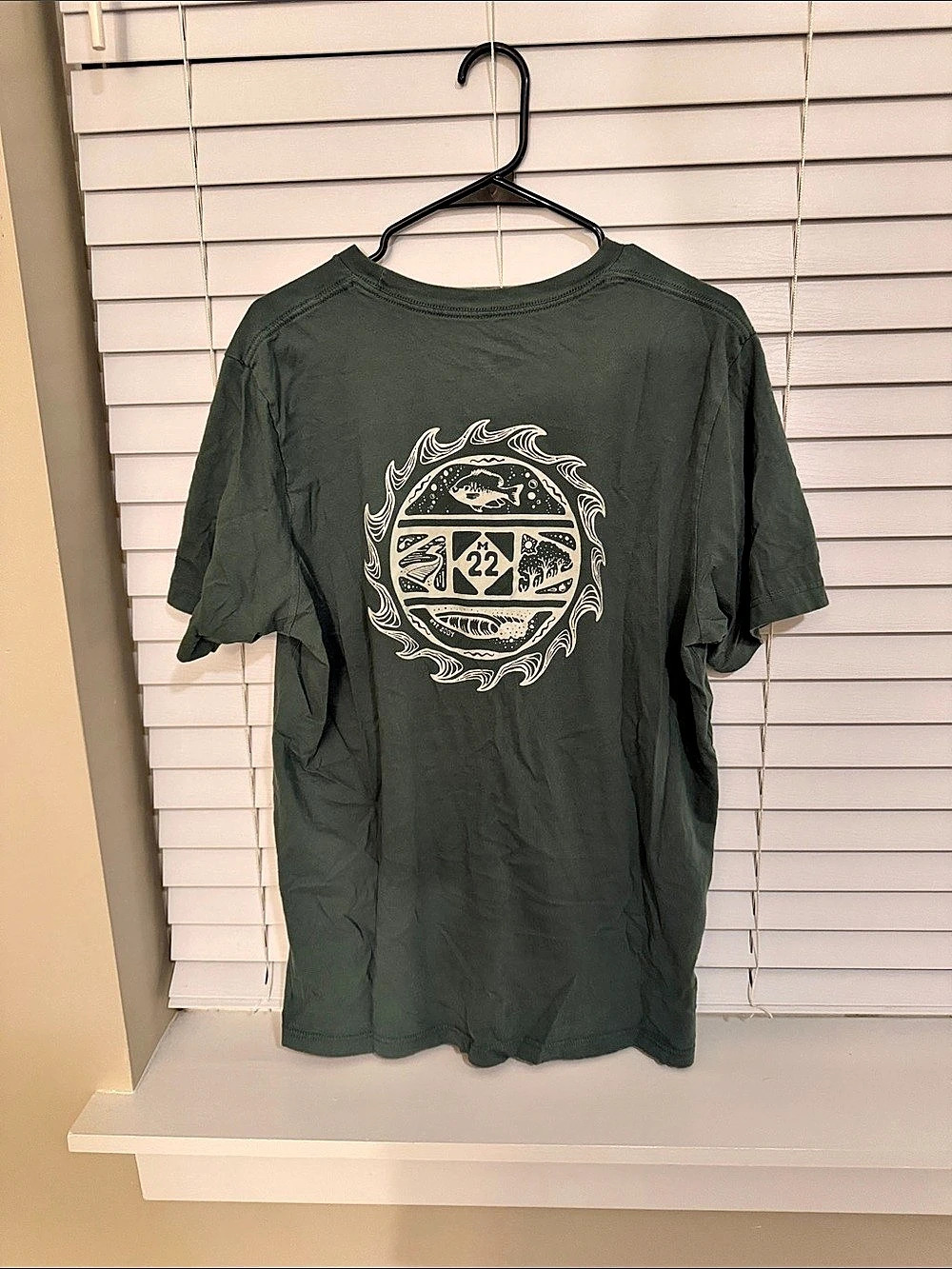 M22 graphic tee Green Size XL